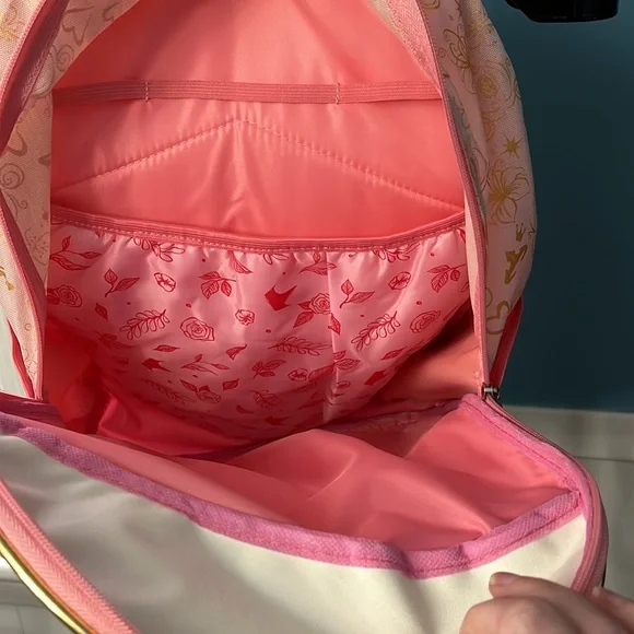Disney Princess Backpack, Aurora, Tiana, Cinderella, Rapuzel, Milan, Meridia - Picture 6 of 8